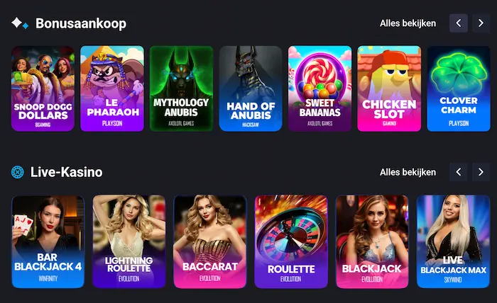 My Stake Spellen games